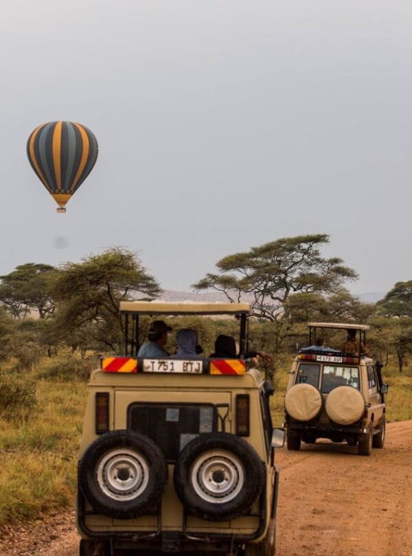 Hot air baloon safari